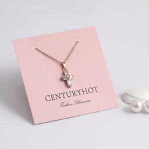 MOQ 100Pcs Custom Logo Paper Hanging Necklace-Earring Card