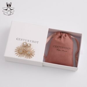 Bulk 50Pcs Custom Color Logo Suede Drawstring Necklace Pouch