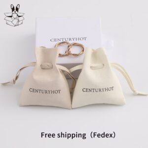 Low MOQ 50Pcs Custom Logo Ring Earrings Watch Bags, Wedding