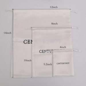 MOQ 100Pcs Custom Satin Drawstring Jewelry Dust Candy Bags