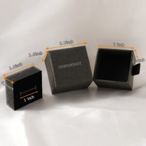 Bulk 50Pcs Custom Logo ring, necklace box carton with Sponge Pad