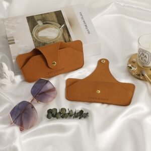 Low MOQ 50Pcs Custom Logo Superfine Fiber Portable Sunglasses Storage Bag