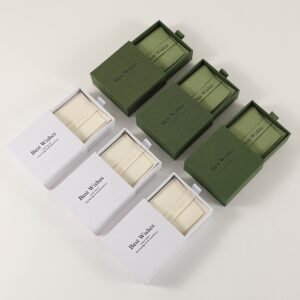 Low MOQ 50Pcs - Custom Logo 9×9cm Microfiber Drawer Box Ring Earring