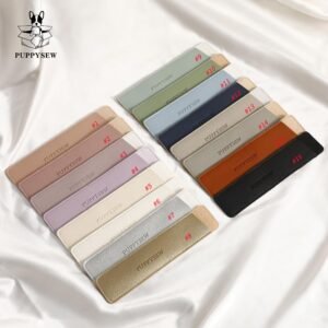 Bulk 50Pcs Custom Logo Artificial Leather Pencil Case, Pen Cover Storage Bag