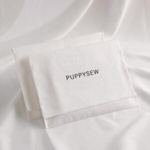 Low MOQ 50Pcs Custom Logo envelope flap eco-friendly cotton jewelry dust bag